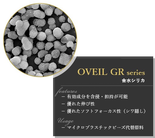 OVEIL GR series 含水シリカ